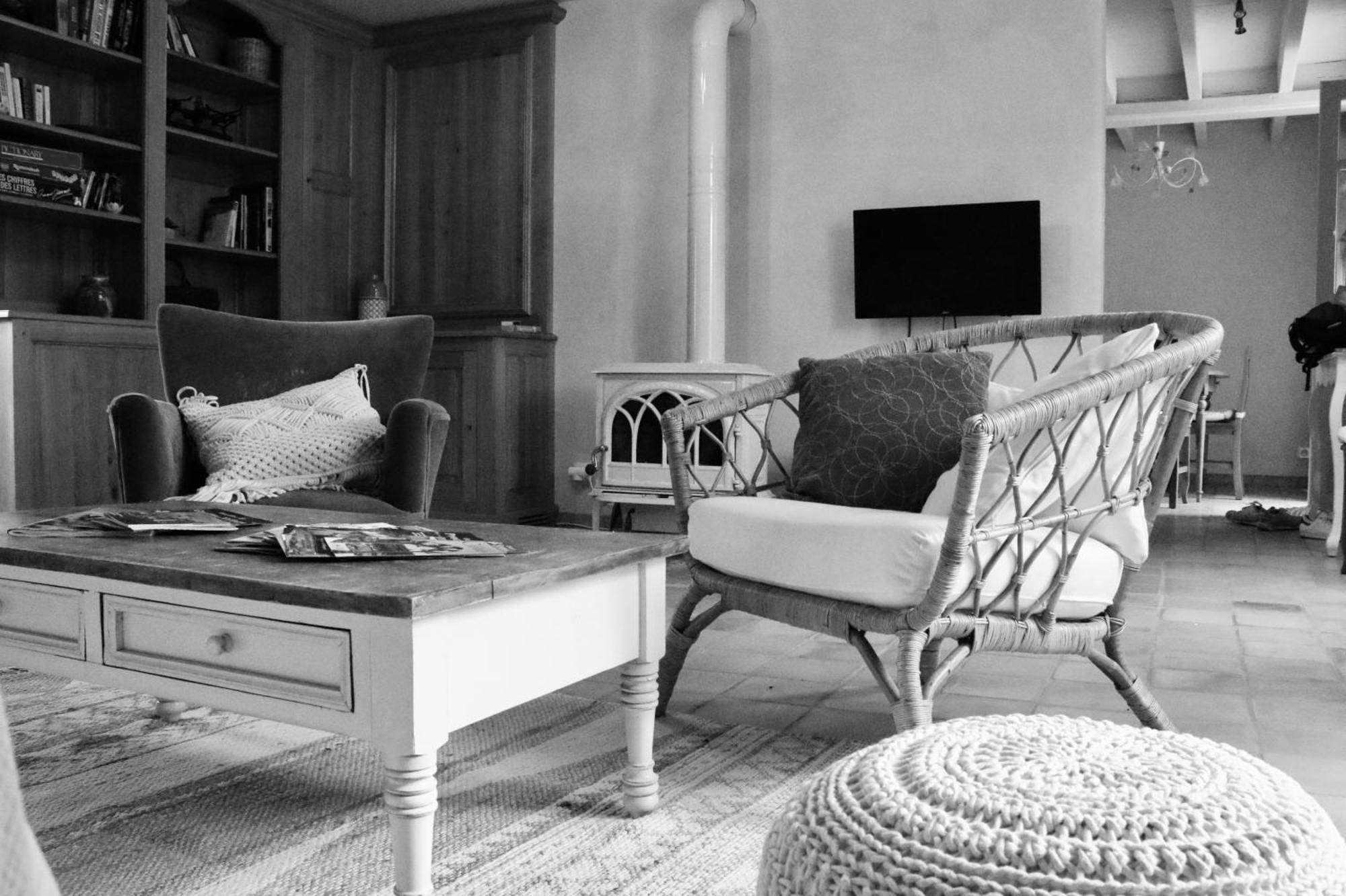 Les Perroutis Villa Saint-Alvère Kamer foto